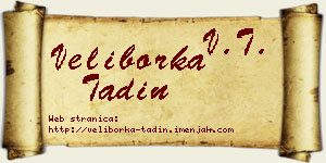 Veliborka Tadin vizit kartica
